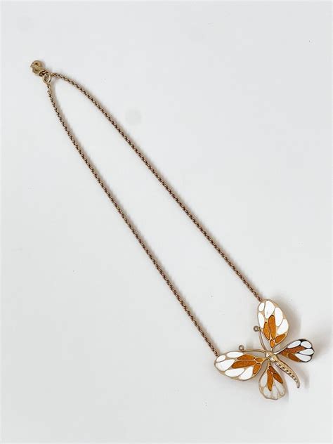 dior バタフライ|dior butterfly necklace.